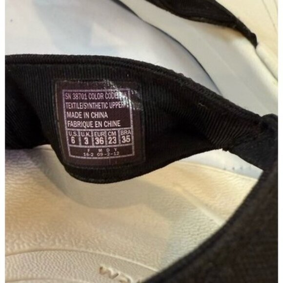 Skechers Womens Tone-Ups Size 6 Shoes White Brown Comfort Wedge Toning Sandals - Picture 5 of 10